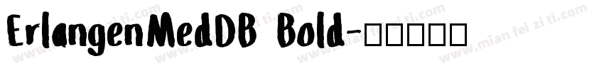 ErlangenMedDB Bold字体转换